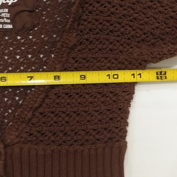 Baby Gap Chocolate Brown Cardigan Size 3 Years - Picture 3 of 7